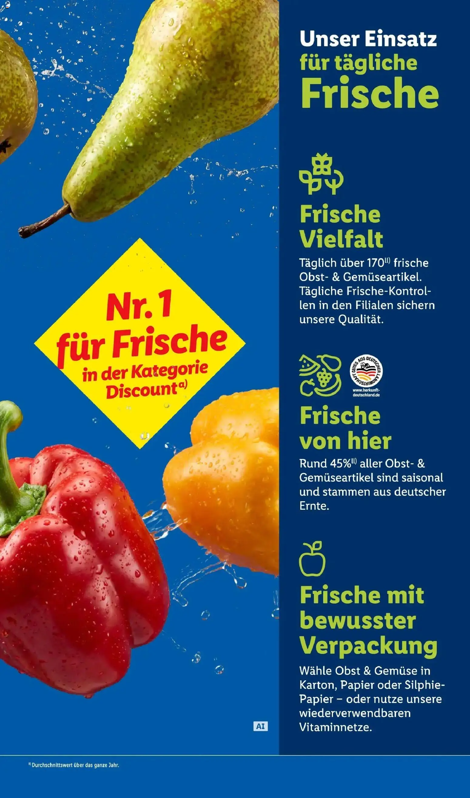 Vorschau von dem Prospekt des Geschäftes Lidl, gültig ab dem 02.11.2026 - Gemüse, Obst