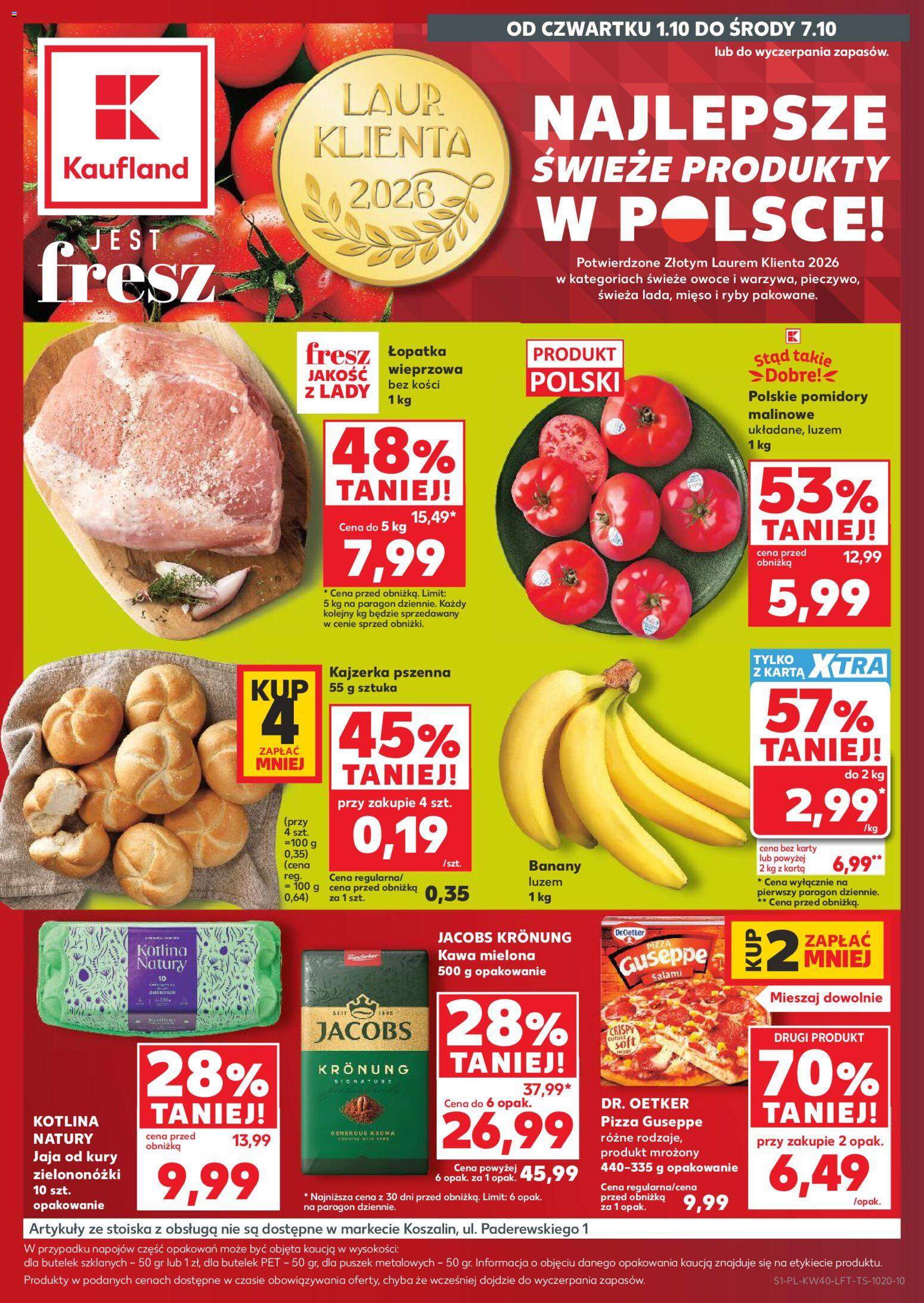 Nowa gazetka Kaufland 01.10.