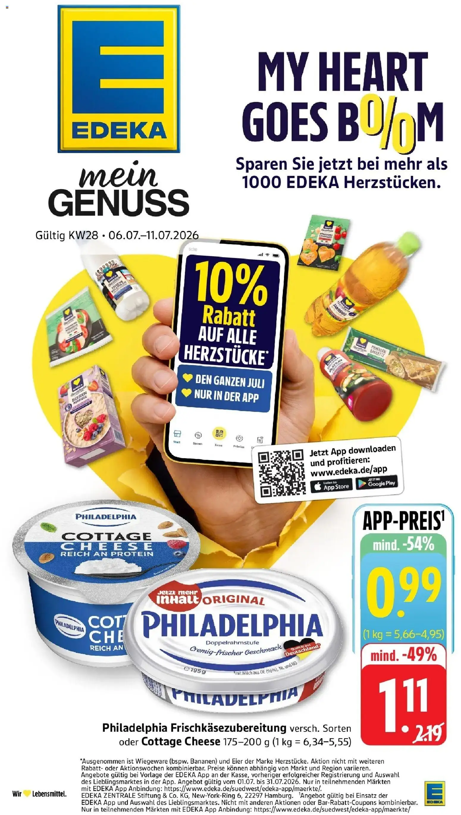 Vorschau von dem Prospekt des Geschäftes Edeka, gültig ab dem 05.07.2026
