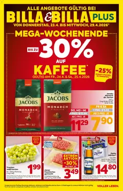 Vorschau der Angebote: Billa Billa Flugblatt - Oberösterreich gültig ab 23.04.2026