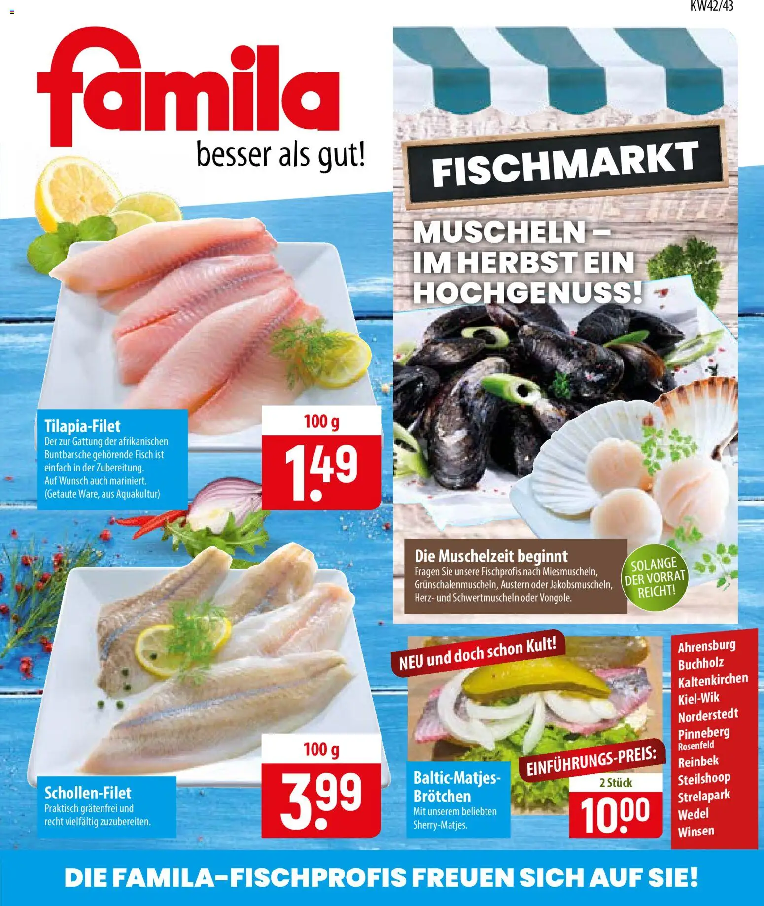 Vorschau von dem Prospekt des Geschäftes Famila, gültig ab dem 12.10.2026 - Fisch