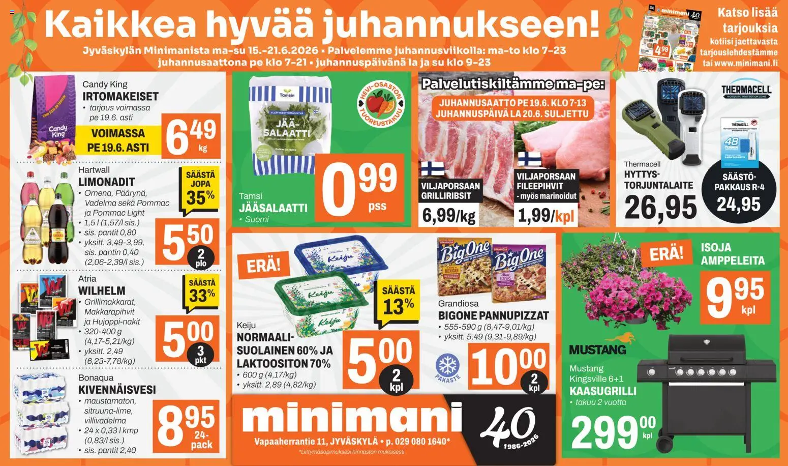 Kaupan Minimani Minimani tarjoukset - Jyväskylä esikatselu, voimassa 15/06/2026