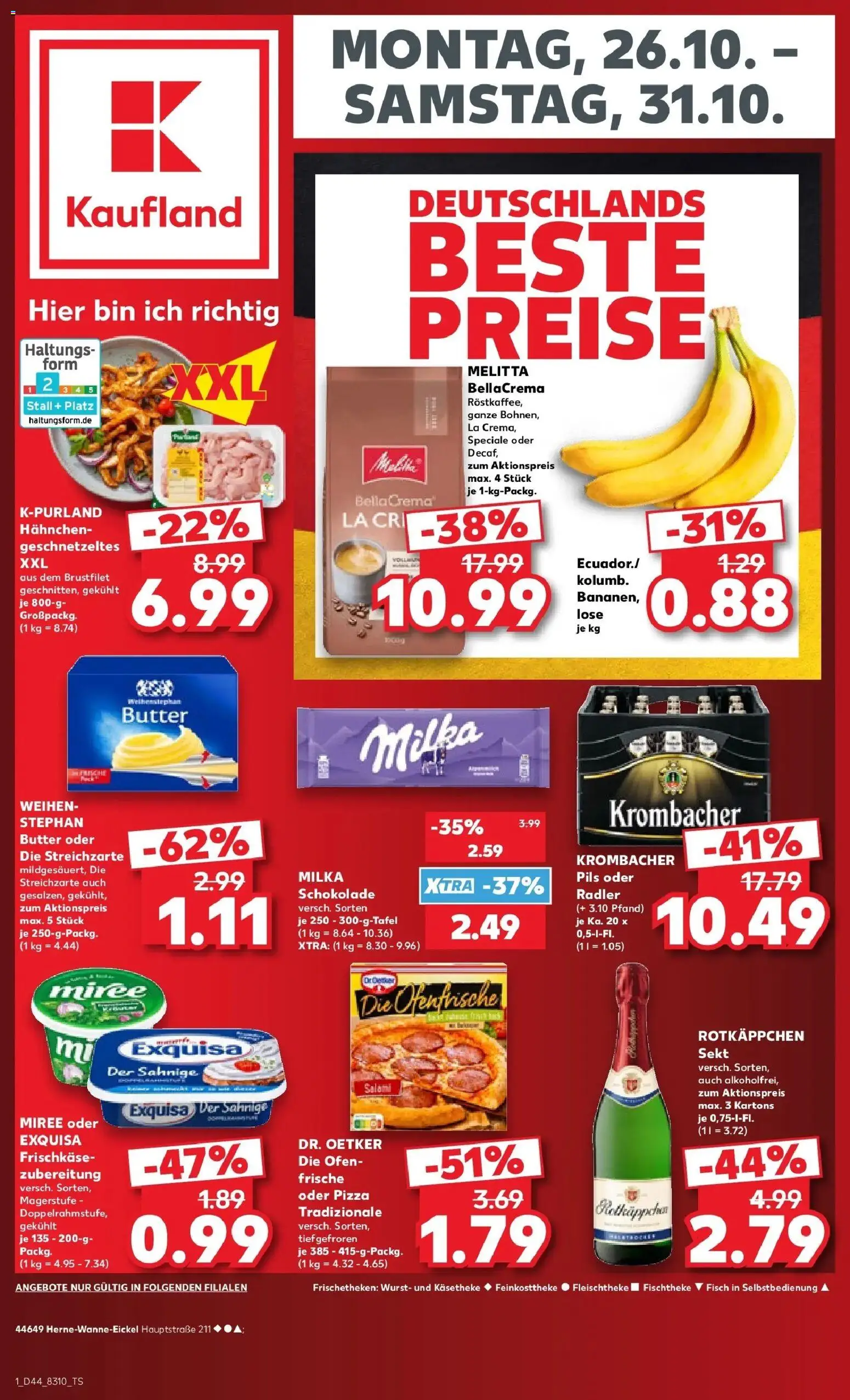 Vorschau von dem Prospekt des Geschäftes Kaufland, gültig ab dem 26.10.2026