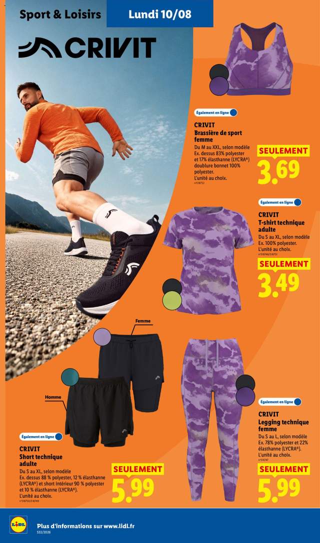 Nouveau catalogue Lidl à partir du 06/08