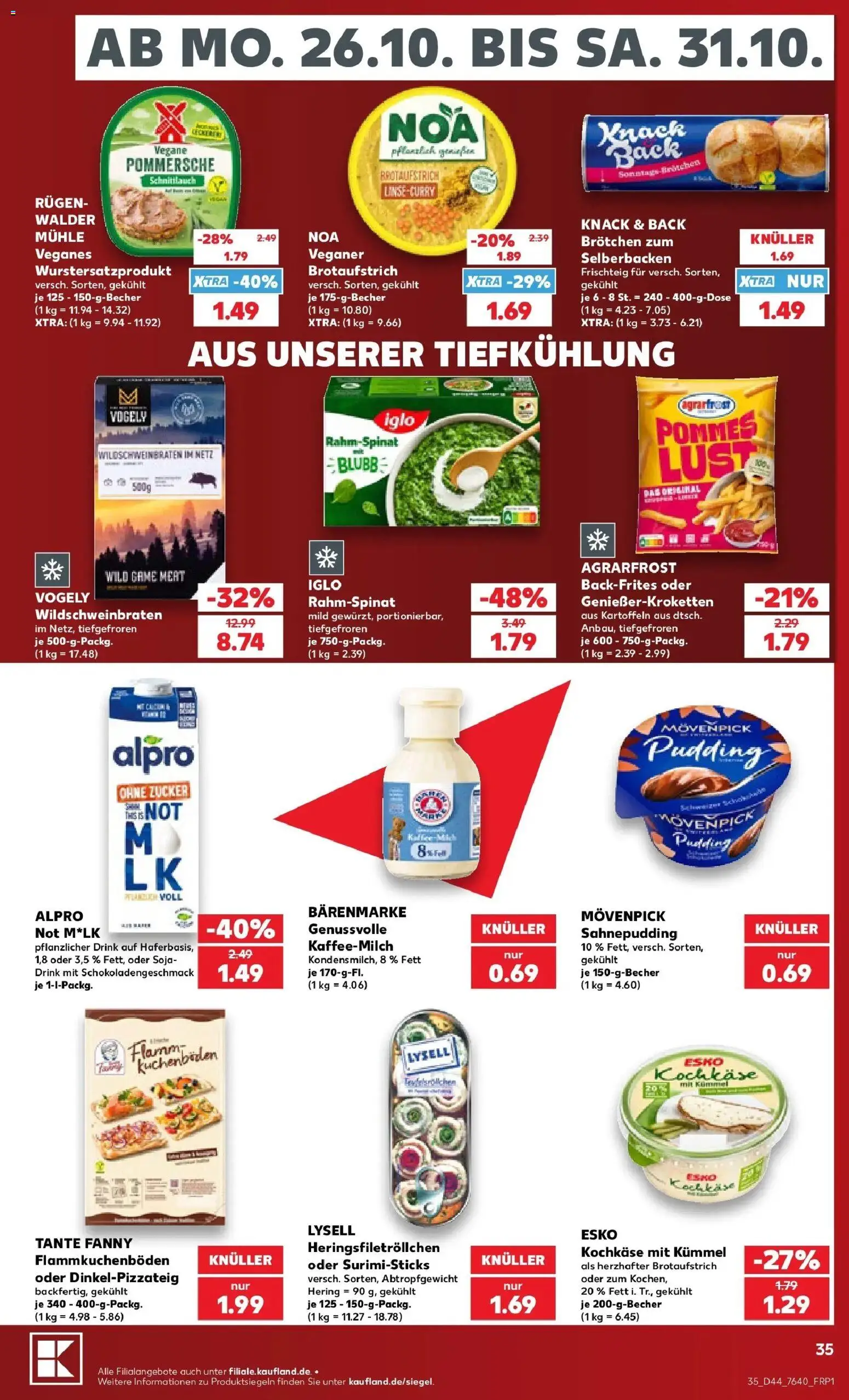 Vorschau von dem Prospekt des Geschäftes Kaufland, gültig ab dem 26.10.2026