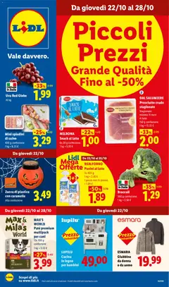 Anteprima dell'opuscolo Lidl volantino dal negozio Lidl valido da 22/10/2026