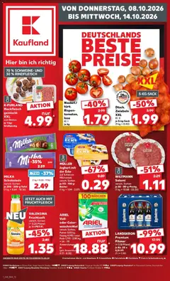 Vorschau von dem Prospekt des Geschäftes Kaufland, gültig ab dem 08.10.2026
