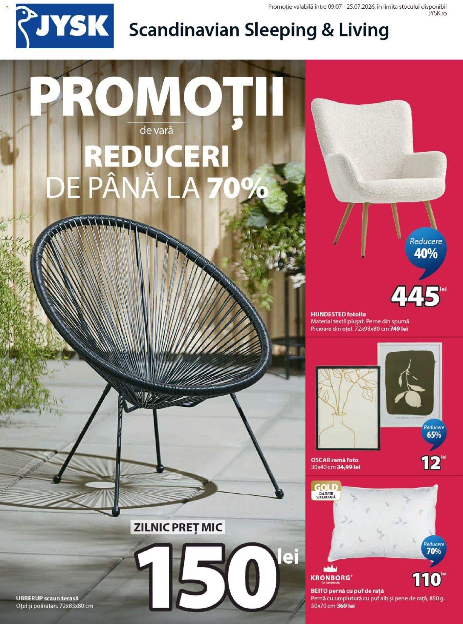Noul catalog Jysk Drogerie din 09.07.