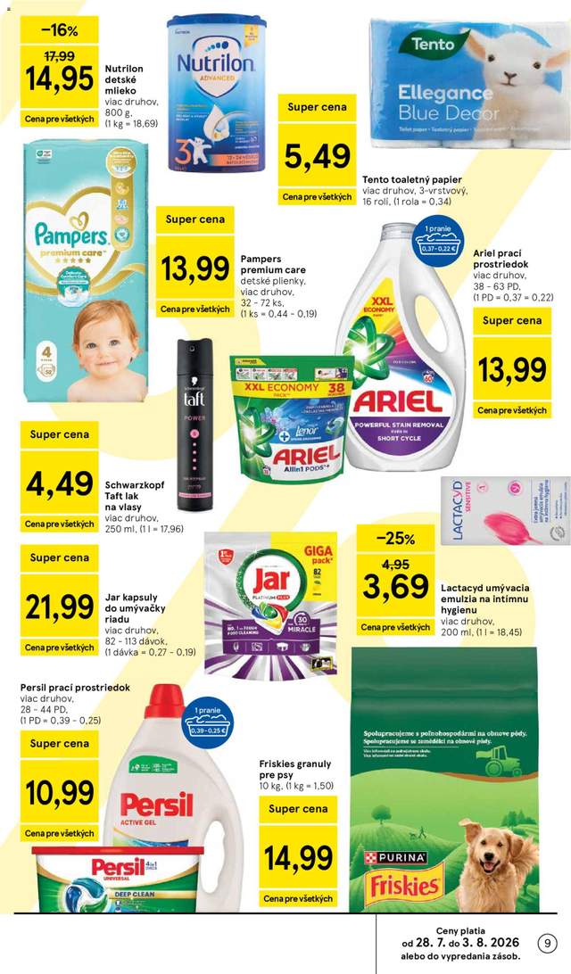 Nový Tesco leták od 29.07.