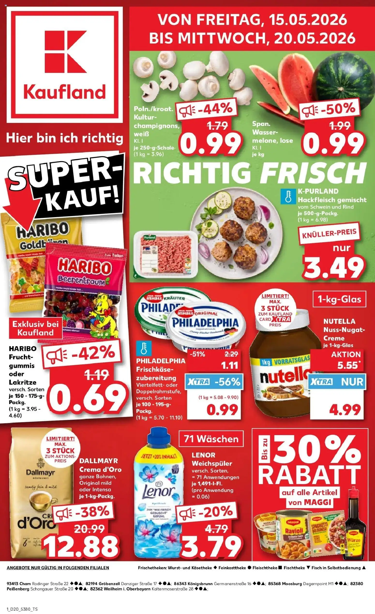 Vorschau von dem Prospekt des Geschäftes Kaufland, gültig ab dem 15.05.2026