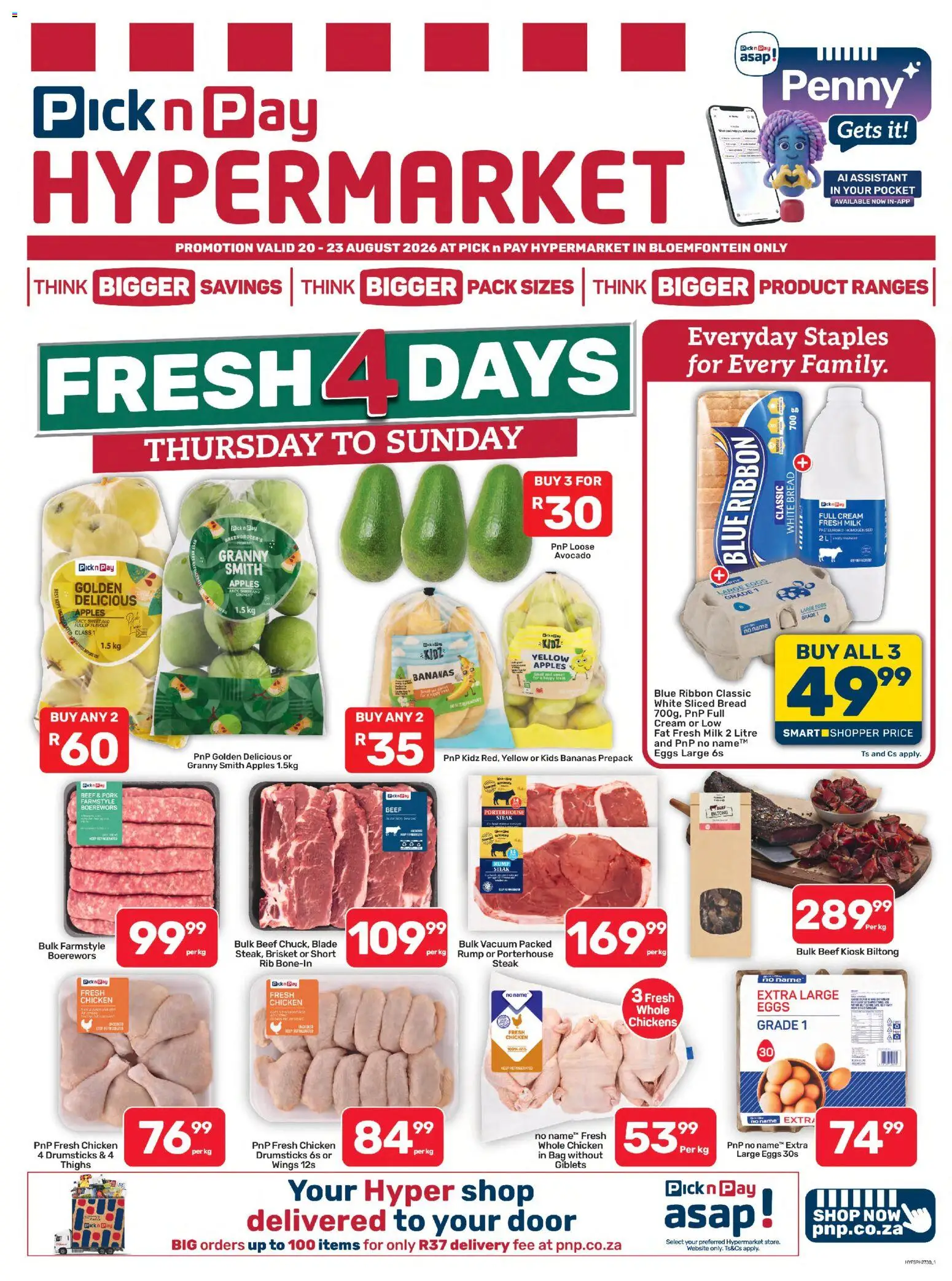 Preview of Pick n Pay flyer valid from 20/08/2026