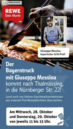 Vorschau von dem Prospekt des Geschäftes Rewe, gültig ab dem 26.10.2026