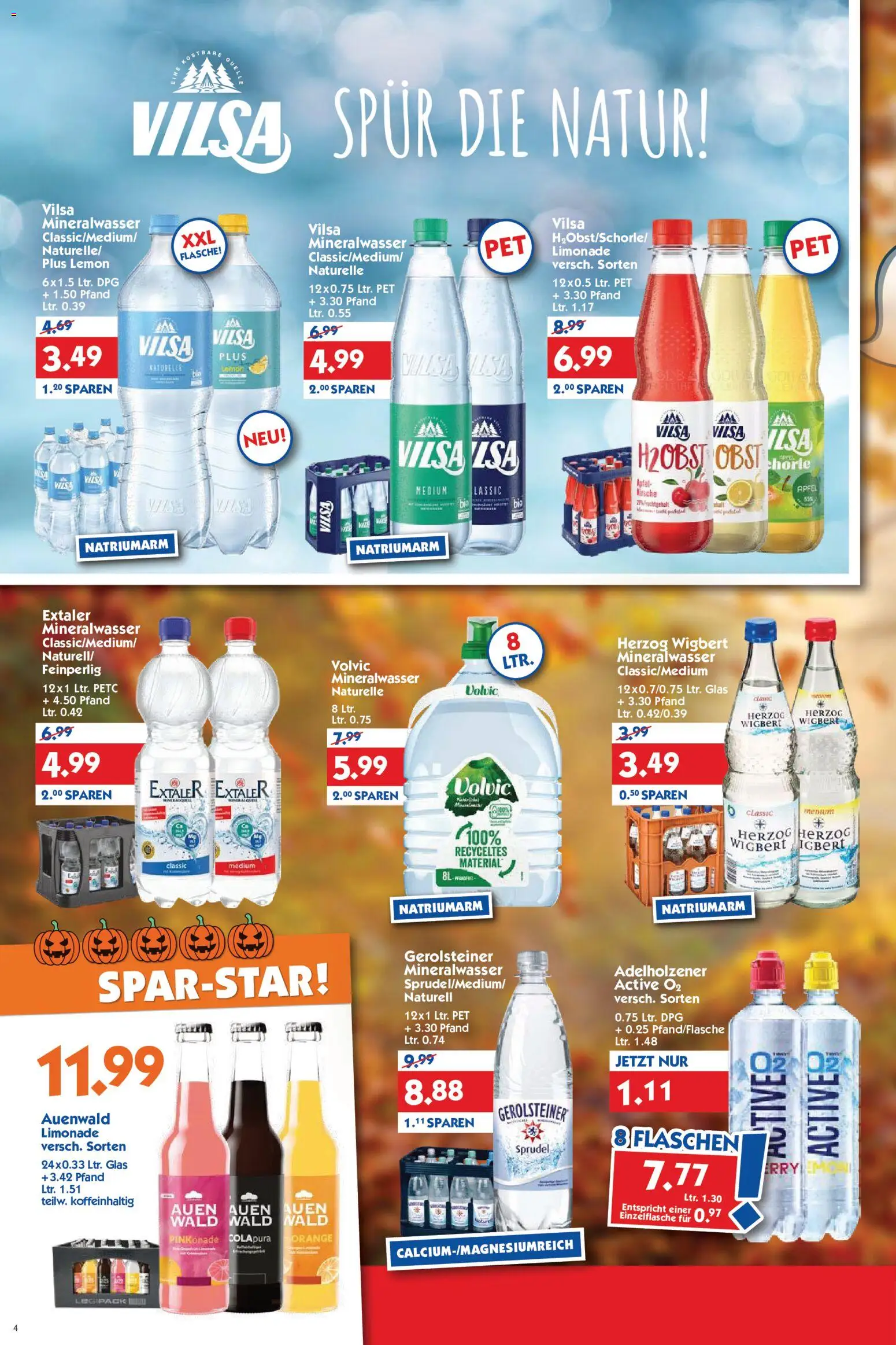 Vorschau von dem Prospekt des Geschäftes HOL’AB!, gültig ab dem 26.10.2026 - Äpfel, Mineralwasser, Gerolsteiner, Obst, Volvic, Adelholzener, Limonade
