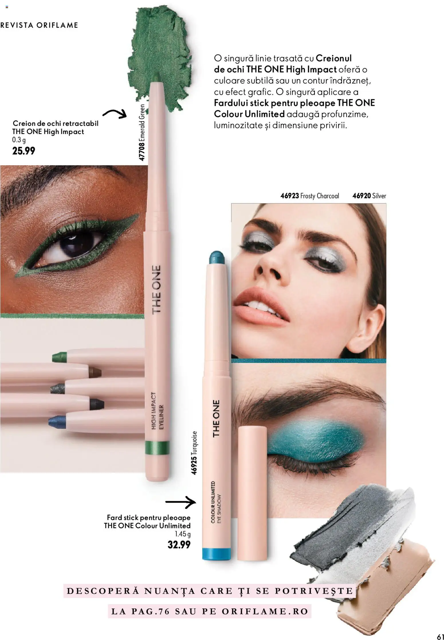 Previzualizarea de cataloage: Oriflame Oriflame Catalog 15 2026 valabil de la 11.11.2026 - Ochi, Impact, Creion de ochi