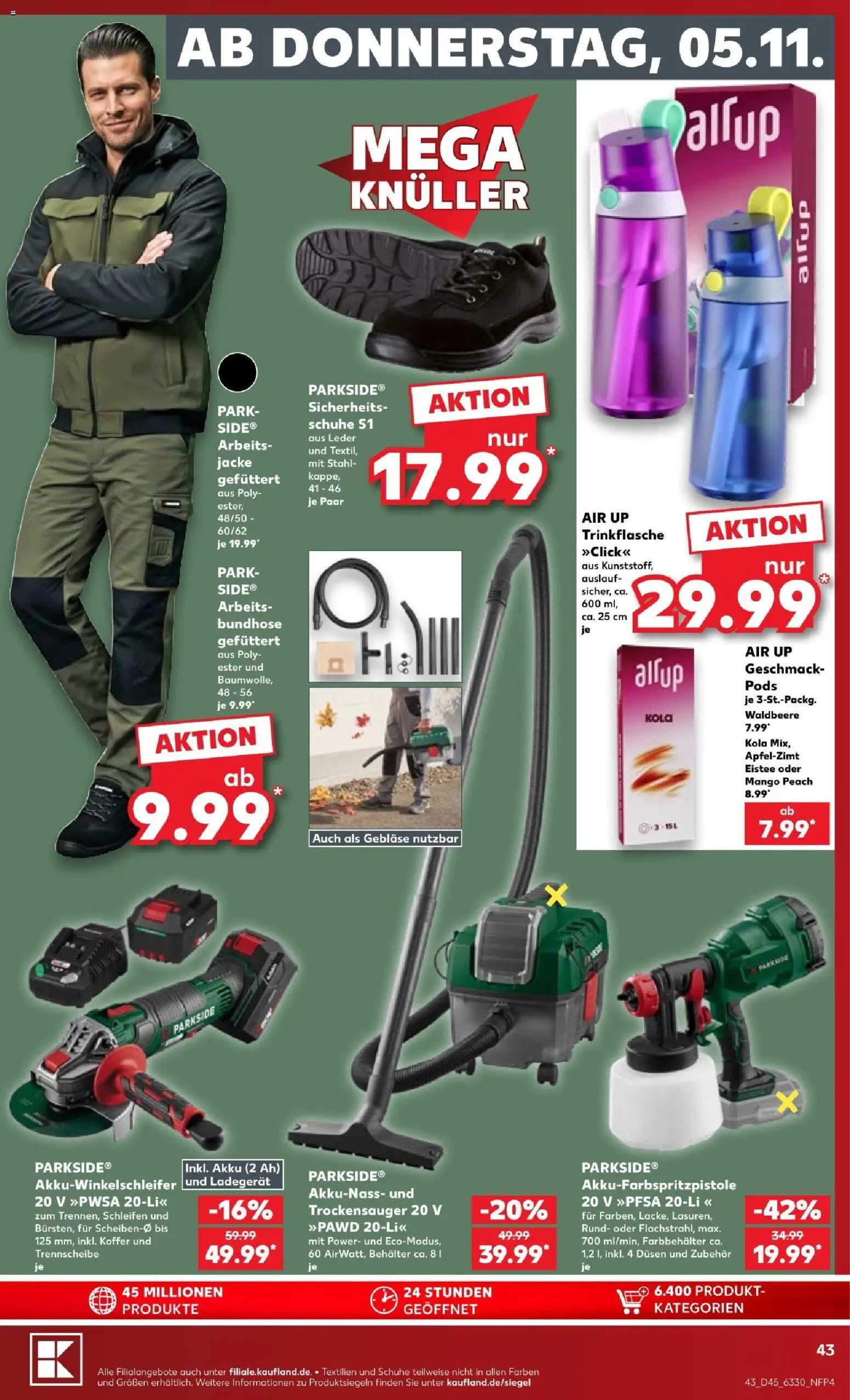 Vorschau von dem Prospekt des Geschäftes Kaufland, gültig ab dem 31.10.2026 - Mango, Koffer, Jacke, Ladegerät