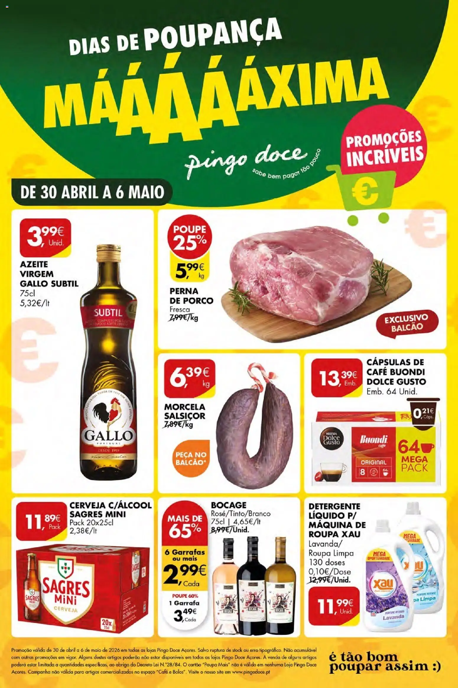 Pré-visualização do folheto da loja Pingo Doce válida a partir de 30/04/2026