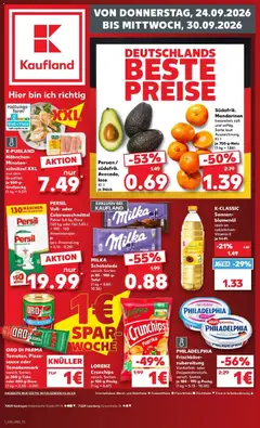 Vorschau von dem Prospekt des Geschäftes Kaufland, gültig ab dem 24.09.2026