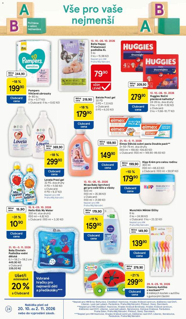 Nový Tesco leták od 21.10.