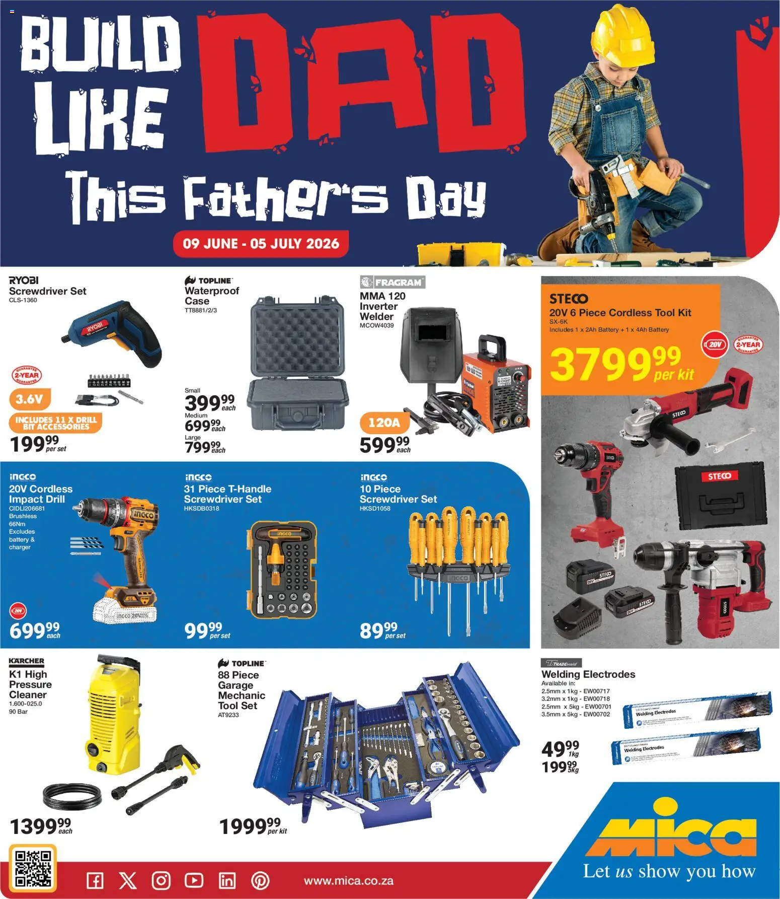 Preview of MICA flyer valid from 09/06/2026 - Battery, Drill, Case, Charger