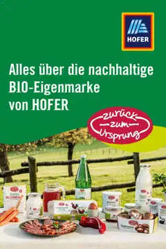 Hofer AT - Zurück zum Ursprung-Fibel megtekintése, amely érvényes 2025.07.23.-től