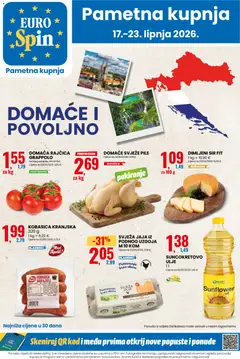 Pregled letka Eurospin Katalog trgovine Eurospin vrijedi od 17.06.2026