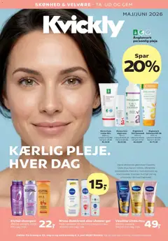Eksempel på tilbudsavis Kvickly - Skønhed & velvære fra butik Kvickly gyldig fra 22/05/2026