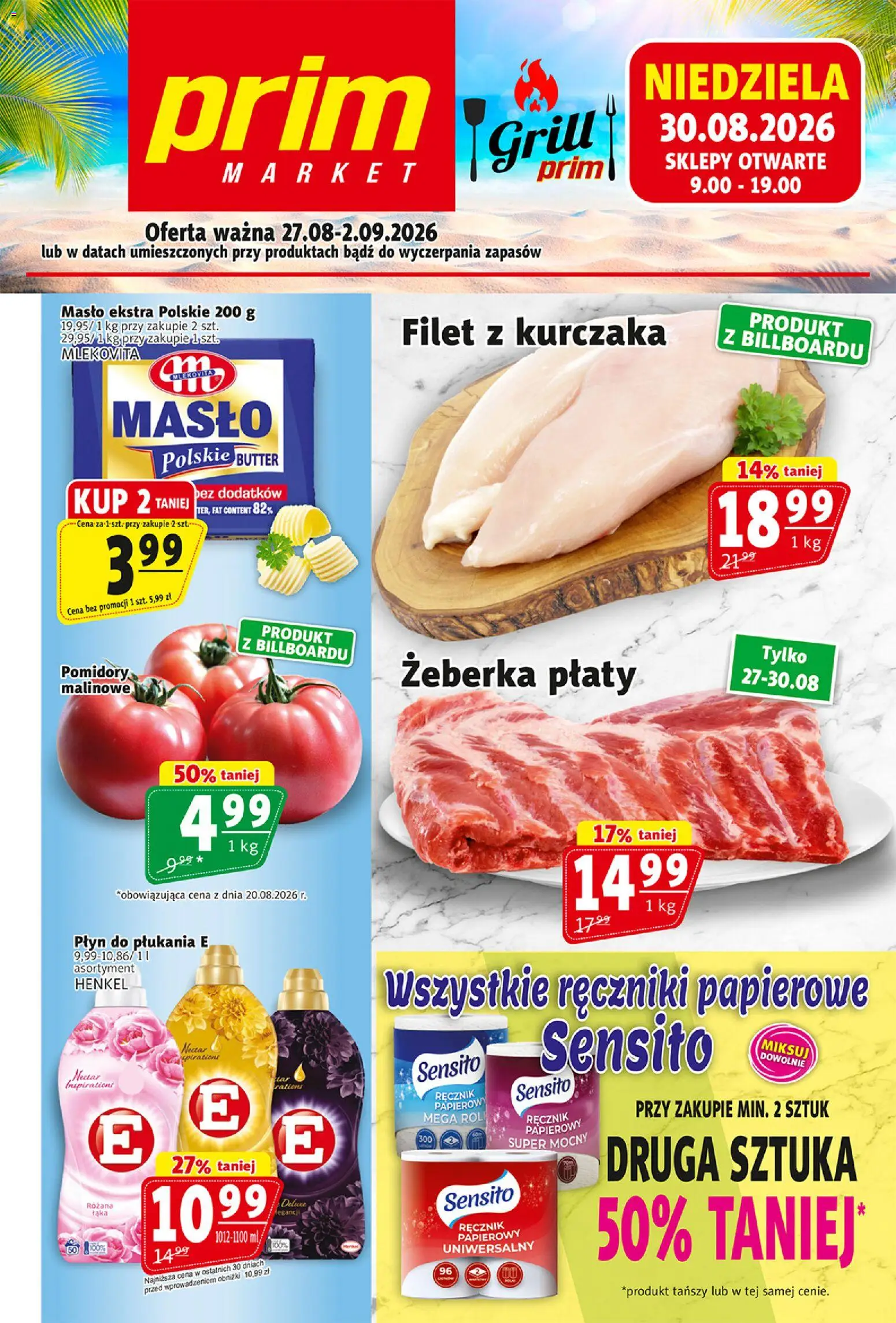 Pogląd gazetki "Prim Market gazetka" ze sklepu Prim Market ważnej od 27.08.2026