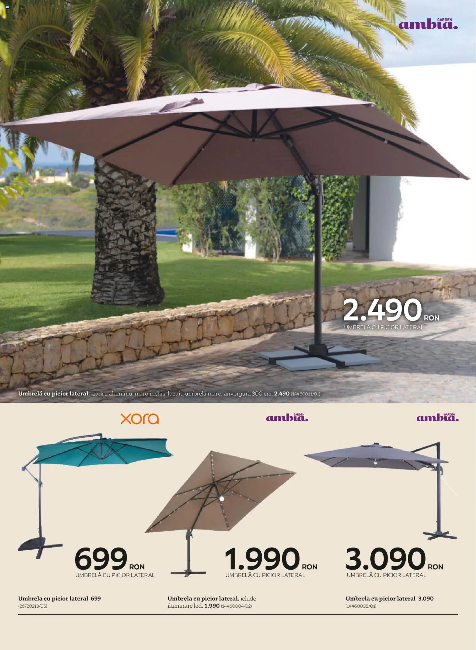 Previzualizarea de cataloage: XXXLutz XXXLutz Catalog grădină valabil de la 09.03.2026 - Umbrelă