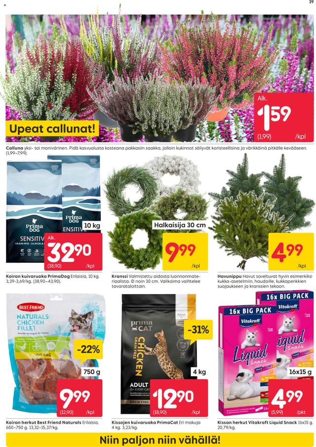 Uusi Rusta tarjouslehti alkaen 19/10