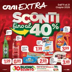 Anteprima dell'opuscolo CRAI volantino Extra Torino dal negozio CRAI valido da 11/06/2026