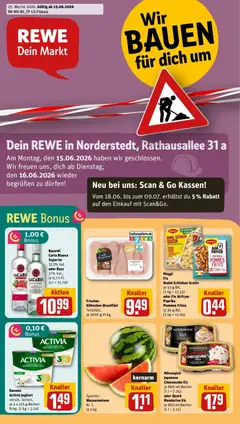 Vorschau von dem Prospekt des Geschäftes Rewe, gültig ab dem 14.06.2026