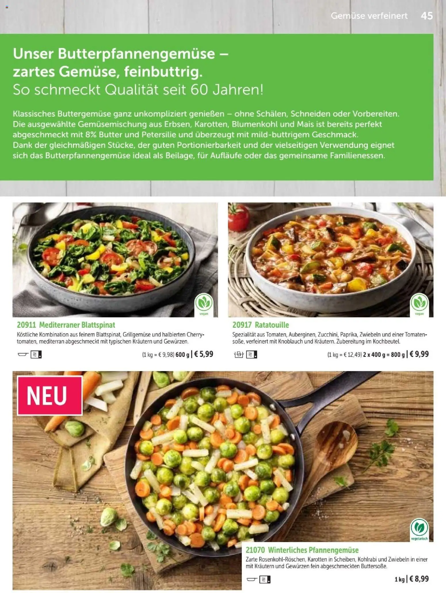 Vorschau von dem Prospekt des Geschäftes Bofrost, gültig ab dem 07.09.2026 - Butter, Kohlrabi, Gemüse, Blumenkohl, Petersilie, Knoblauch, Mais, Tomaten