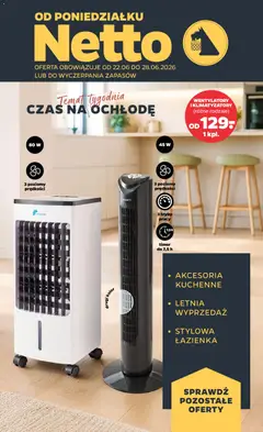 Pogląd gazetki "Netto gazetka od poniedziałku NonFood" ze sklepu Netto ważnej od 22.06.2026
