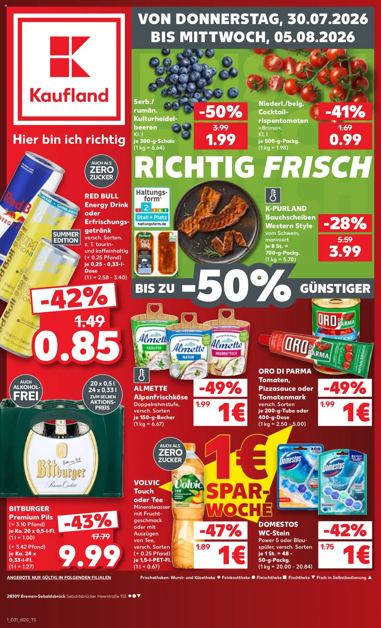 Vorschau von dem Prospekt des Geschäftes Kaufland, gültig ab dem 30.07.2026