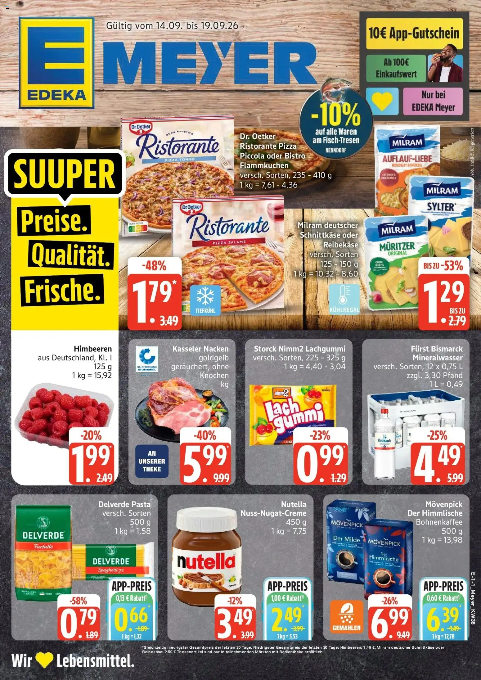 Vorschau von dem Prospekt des Geschäftes Edeka, gültig ab dem 14.09.2026