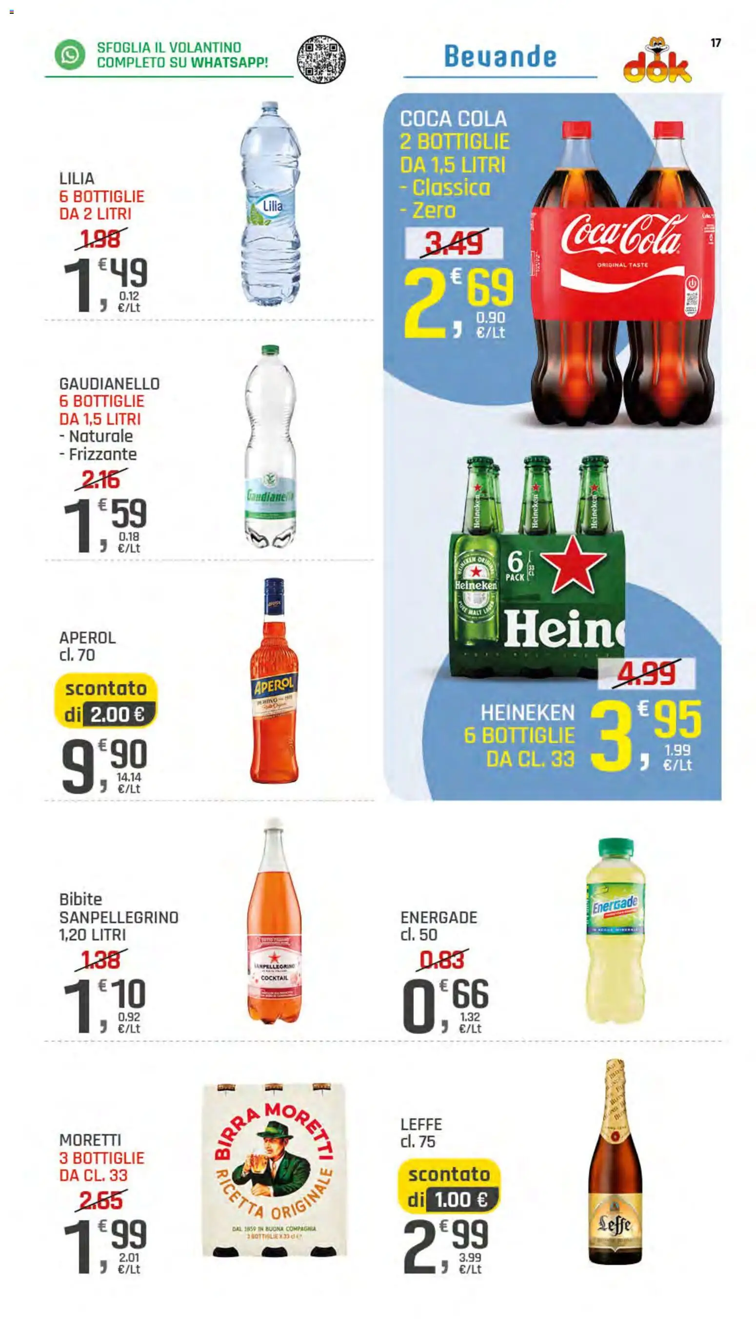 Anteprima dell'opuscolo DOK volantino dal negozio DOK valido da 22/10/2026 - Cocktail, Coca Cola, Birra, Aperol, Heineken, Bibite