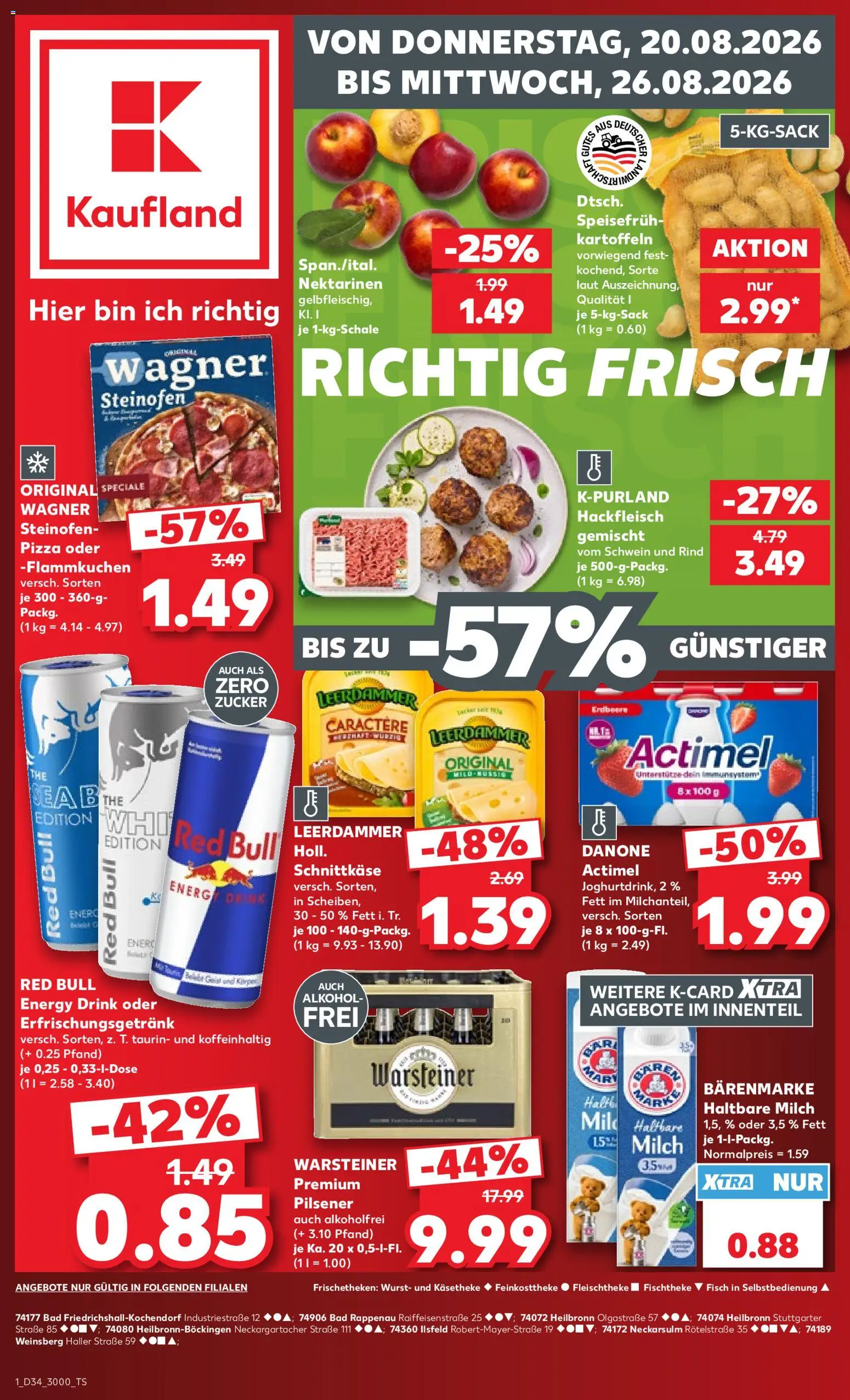Voorbeeld van Kaufland DE -DE Folder van winkel Kaufland DE geldig vanaf 20-08-2026