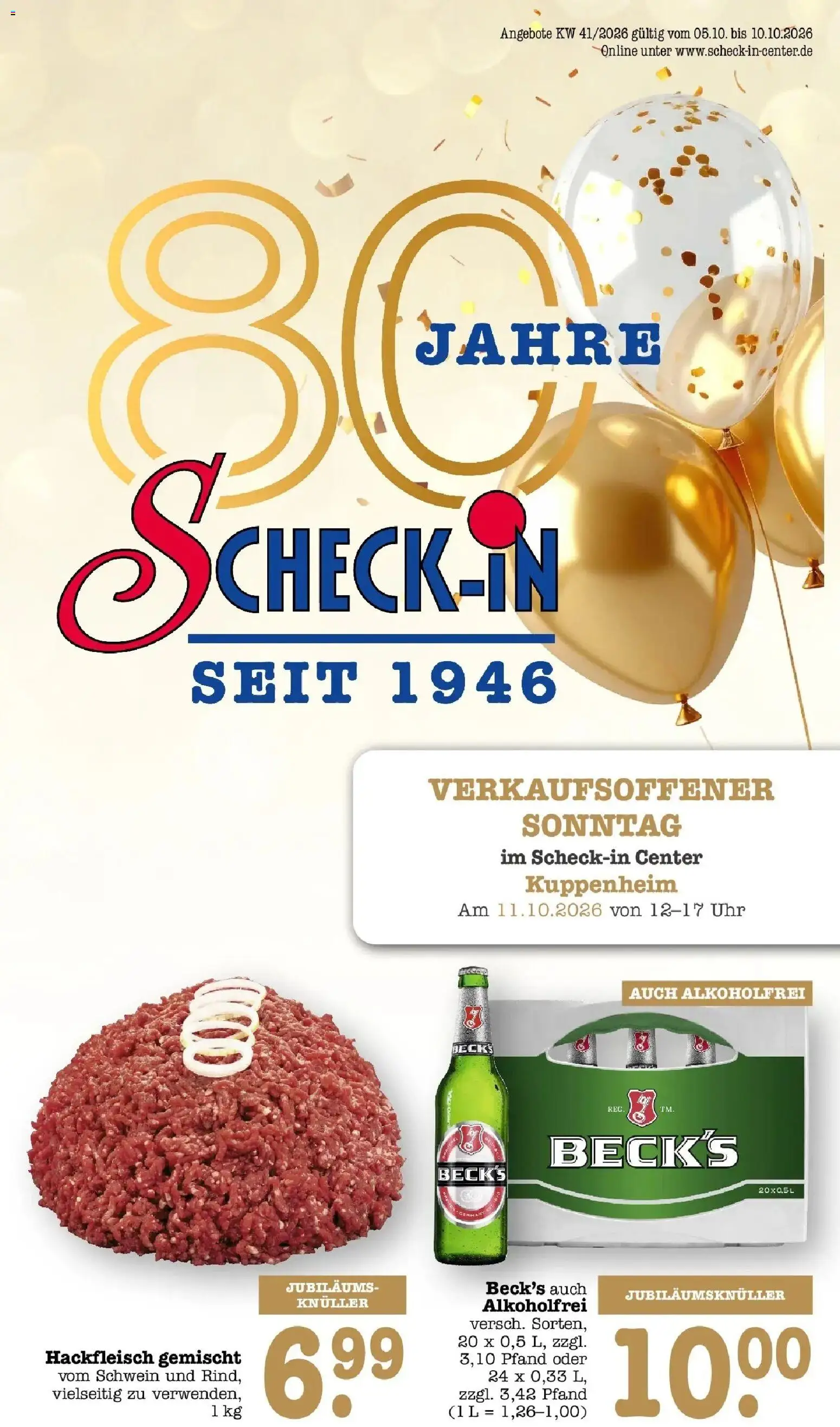 Vorschau von dem Prospekt des Geschäftes E center, gültig ab dem 05.10.2026