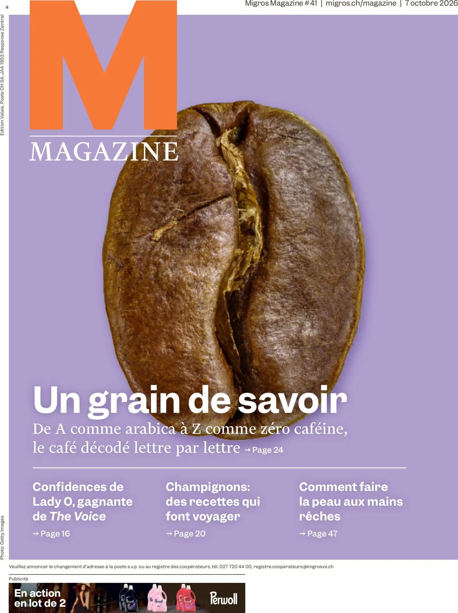 Vorschau des Merkblatts Migros aktionen Magazine FR vom Shop Migros gültig von 07.10.2026 bis 13.10.2026 - Champignons