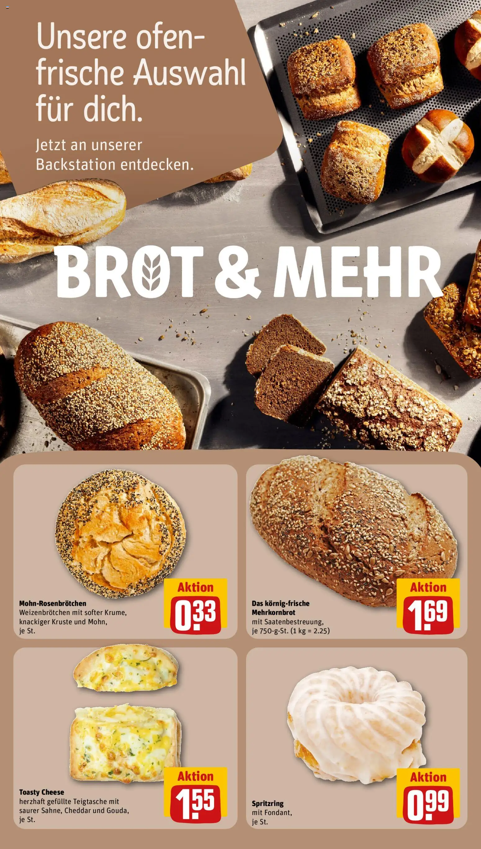 Vorschau von dem Prospekt des Geschäftes Rewe ihr Kaufpark, gültig ab dem 26.10.2026 - Brot, Ofen