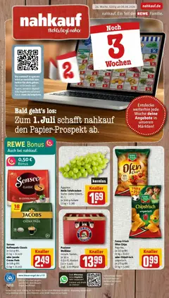 Vorschau von dem Prospekt des Geschäftes Rewe, gültig ab dem 08.06.2026