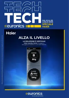 Anteprima dell'opuscolo Euronics volantino Haier dal negozio Euronics valido da 16/07/2026