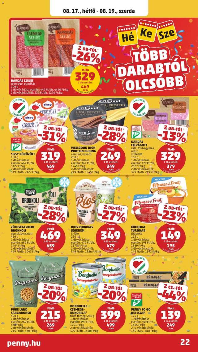 Új Penny akciós újság 08.13.