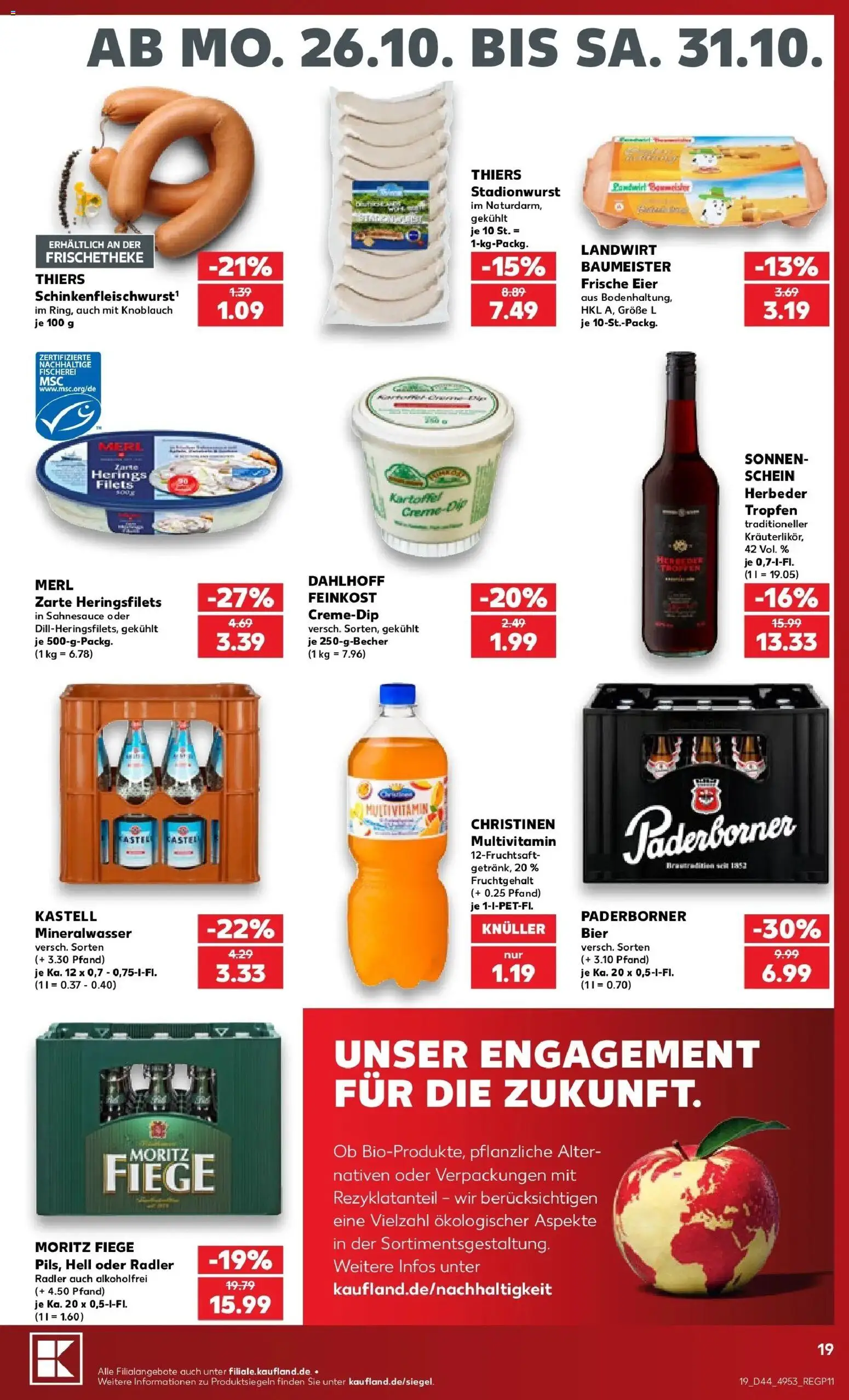 Vorschau von dem Prospekt des Geschäftes Kaufland, gültig ab dem 26.10.2026