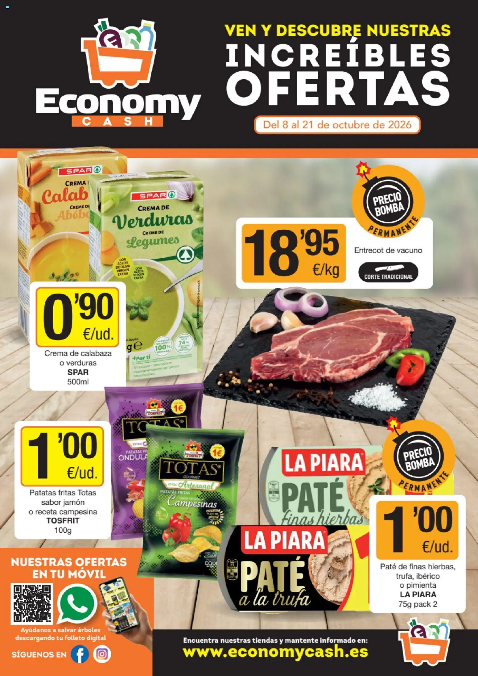 Vista previa del folleto de la tienda Economy Cash válido desde el 08/10/2026 