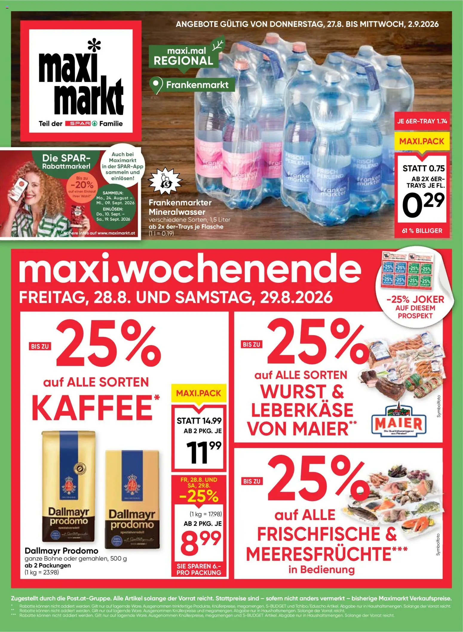 Vorschau der Angebote: Maximarkt Maximarkt Flugblatt gültig ab 27.08.2026