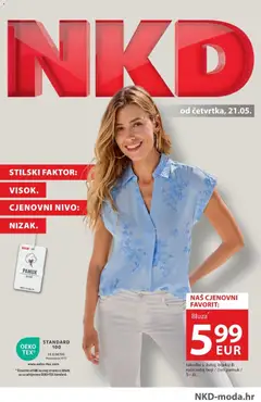 Pregled letka NKD Katalog trgovine NKD vrijedi od 21.05.2026