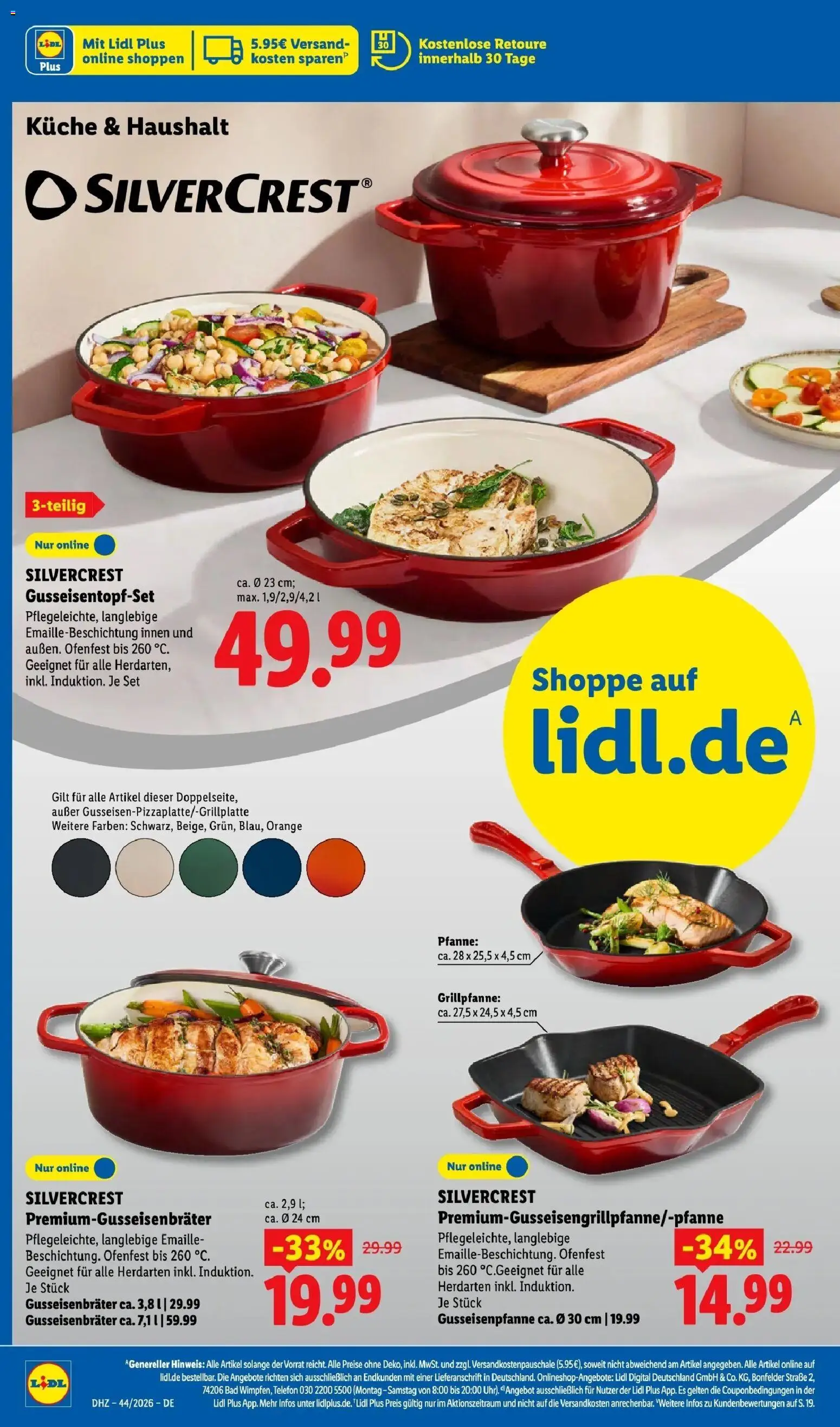 Vorschau von dem Prospekt des Geschäftes Lidl, gültig ab dem 26.10.2026 - Telefon, Küche, Grill, Bad