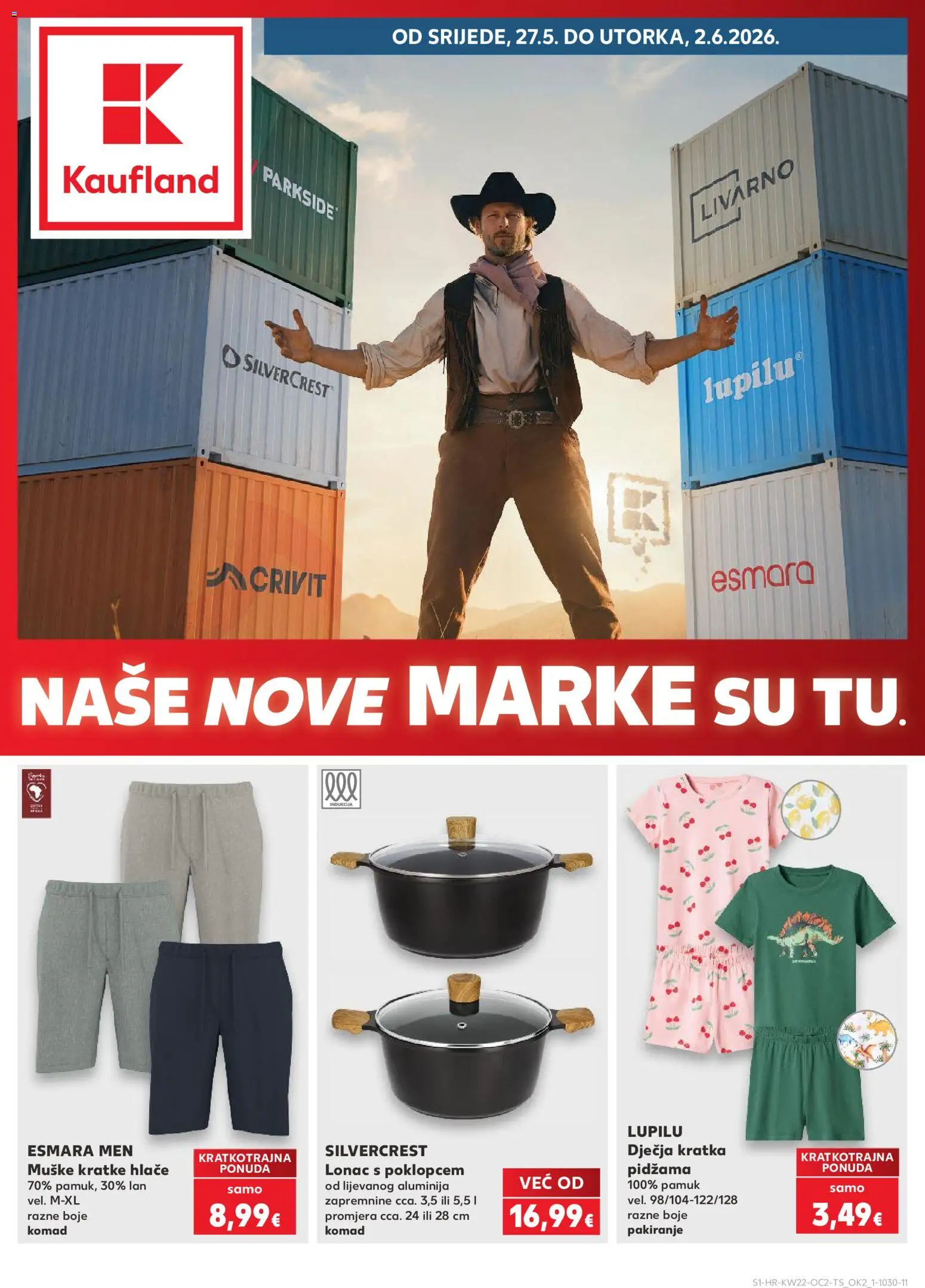 Pregled letka Split-Ravne njive trgovine Kaufland vrijedi od 27.05.2026