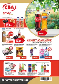 PRIVÁT - PRIVÁT Aktuális szórólap MAX megtekintése, amely érvényes 2026.08.21.-től